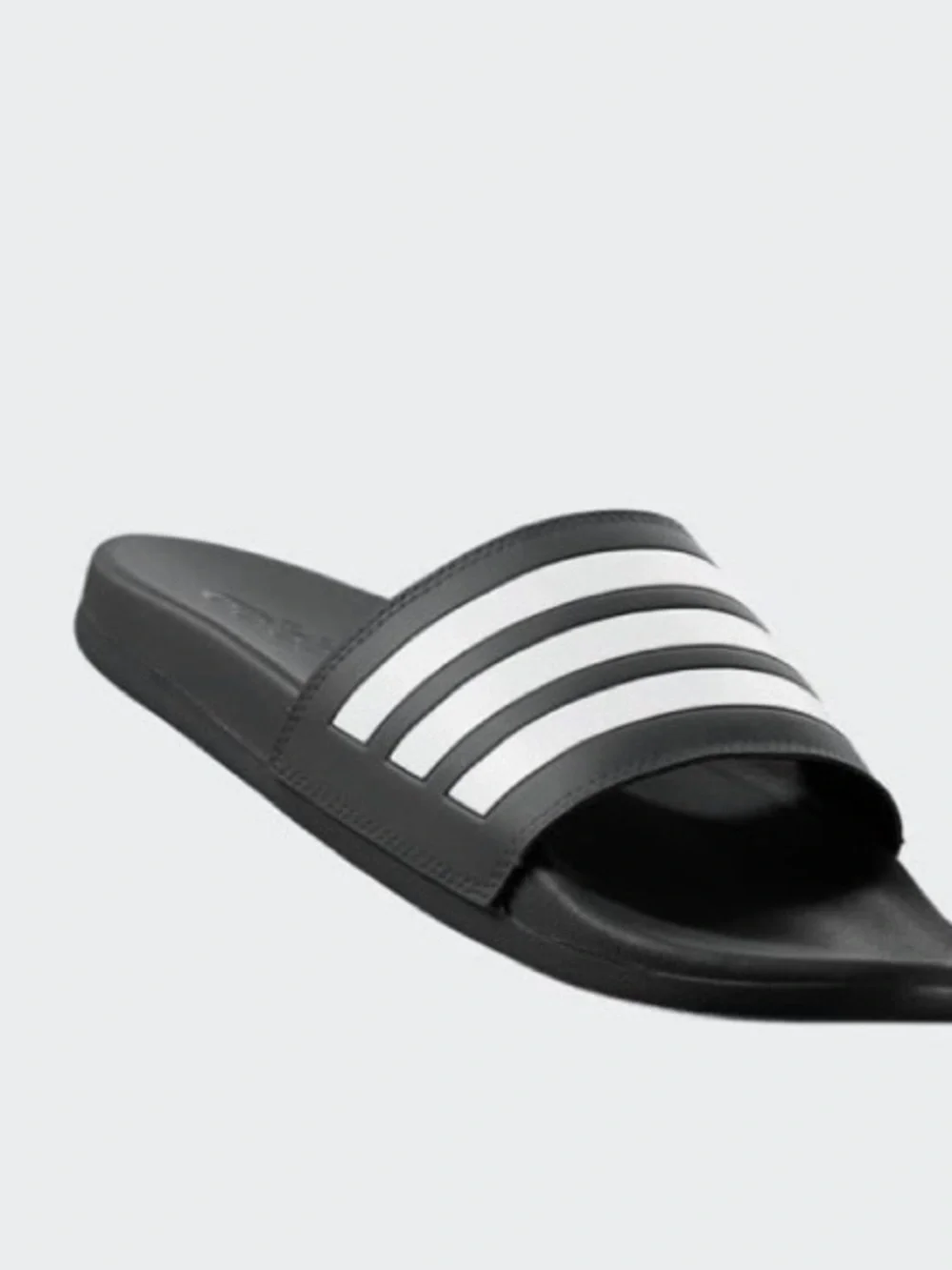 adidas Black and White Women's Slide Sandals
